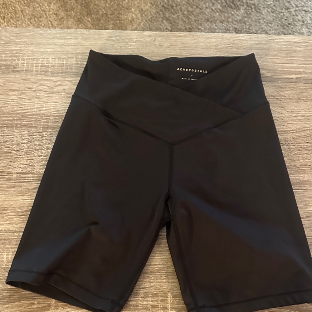 Aeropostale Women's Black Bike Shorts